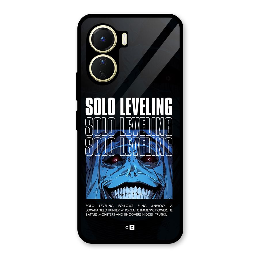 Solo Leveling Typo Glass Back Case for Vivo Y56