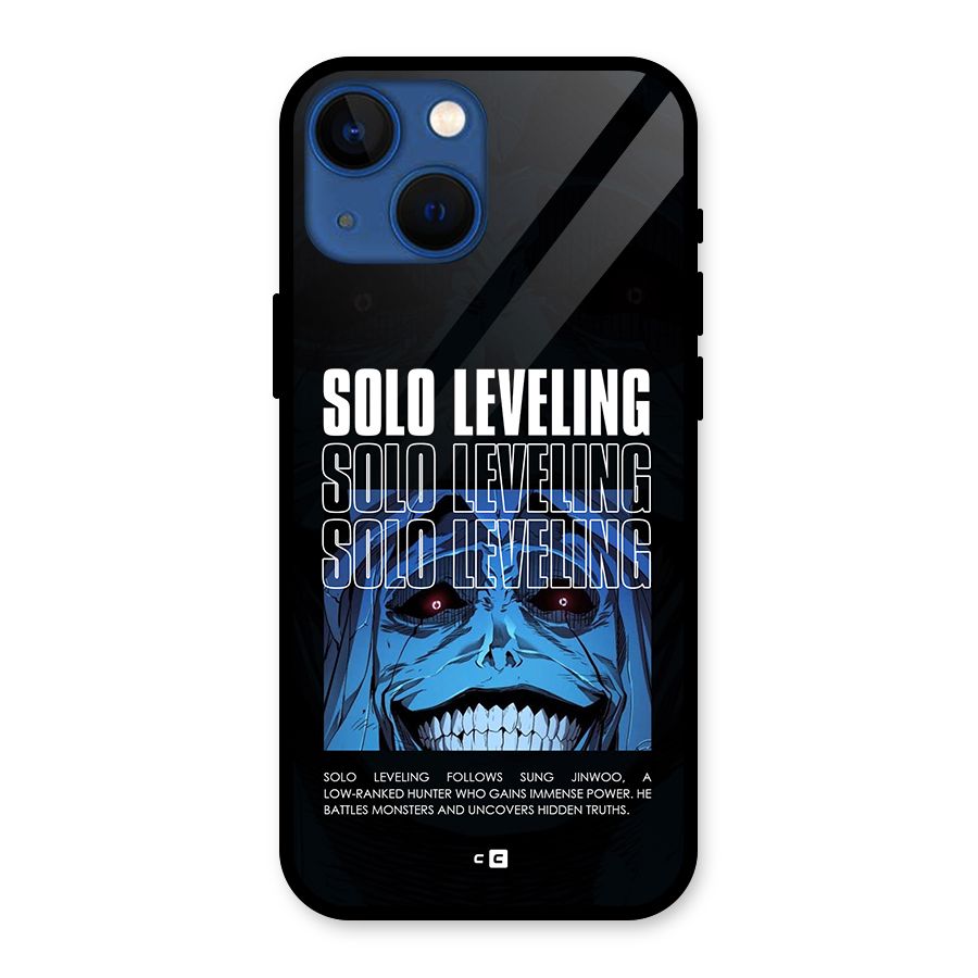 Solo Leveling Typo Glass Back Case for iPhone 13 Mini