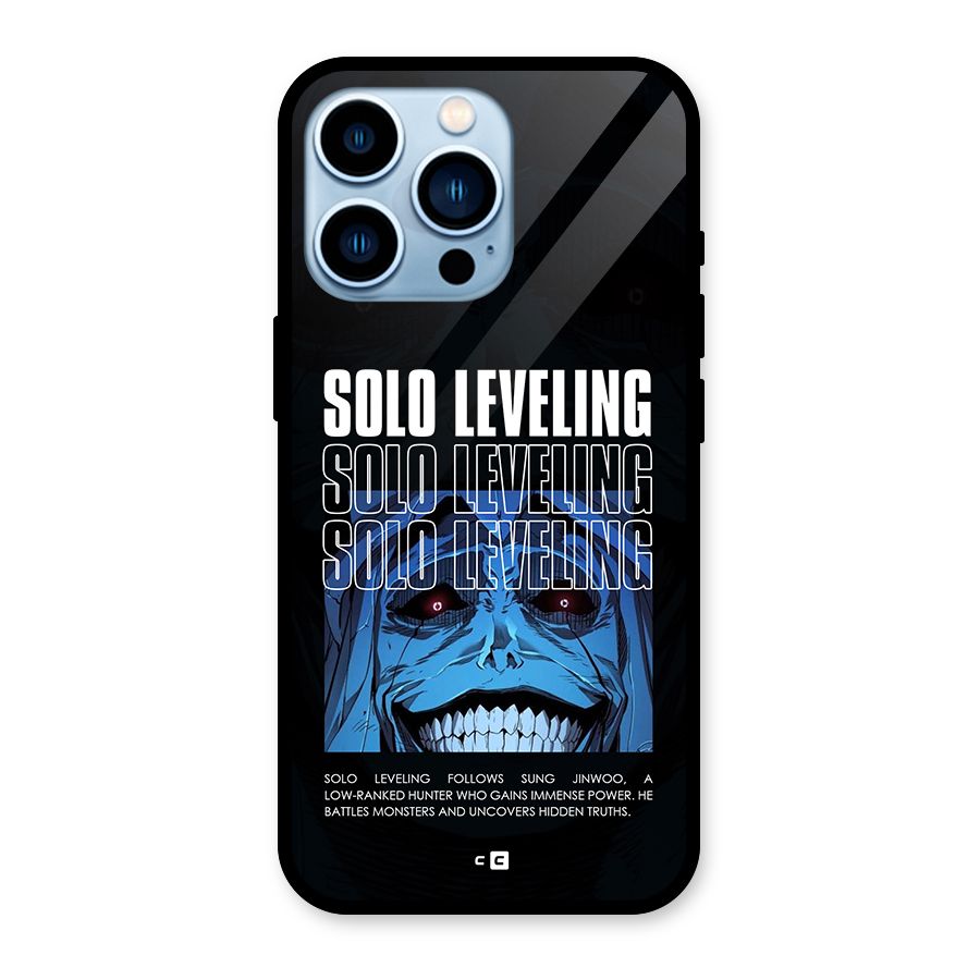 Solo Leveling Typo Glass Back Case for iPhone 13 Pro