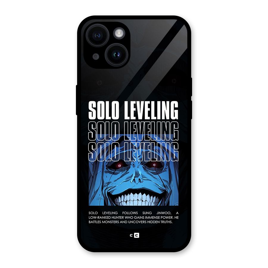 Solo Leveling Typo Glass Back Case for iPhone 14