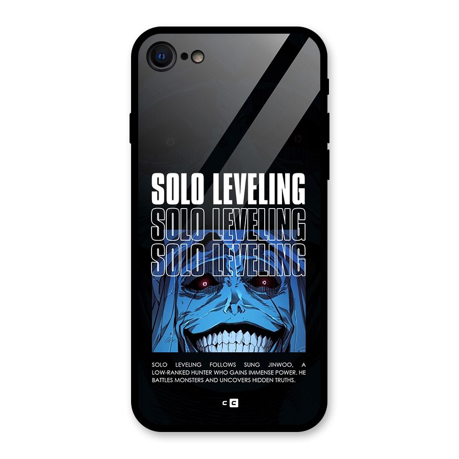 Solo Leveling Typo Glass Back Case for iPhone 7