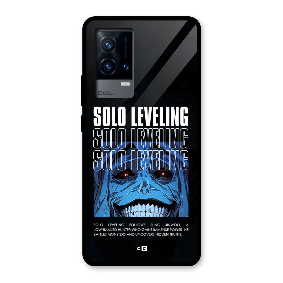 Solo Leveling Typo Glass Back Case for iQOO 9 5G