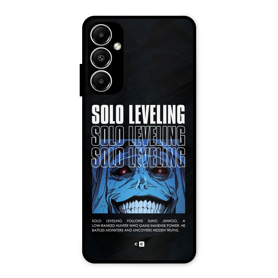 Solo Leveling Typo Metal Back Case for Galaxy A05s