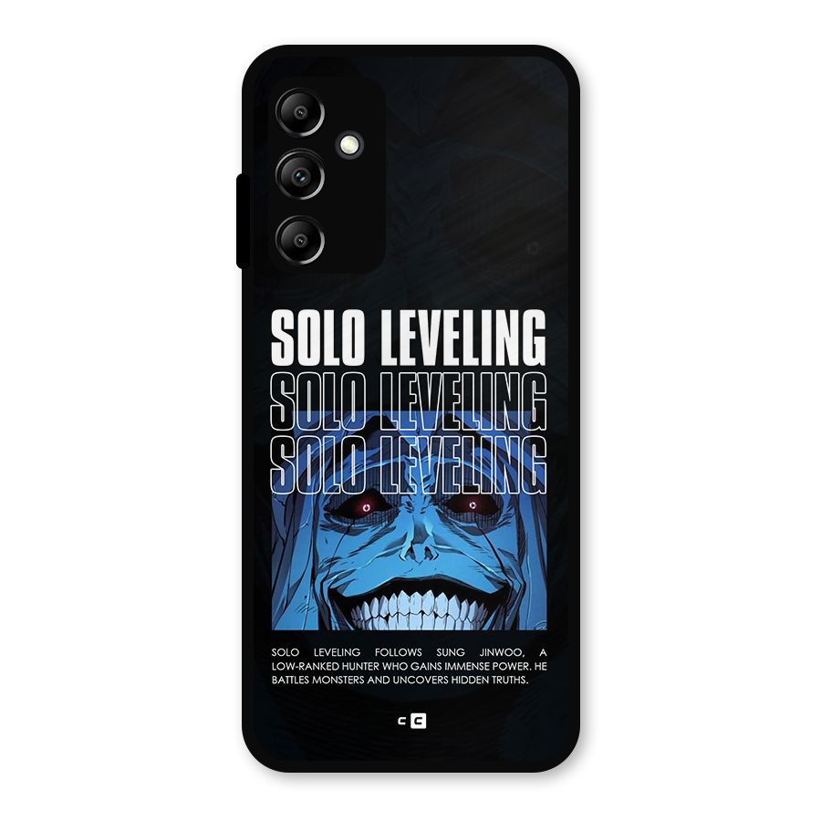 Solo Leveling Typo Metal Back Case for Galaxy A14 5G