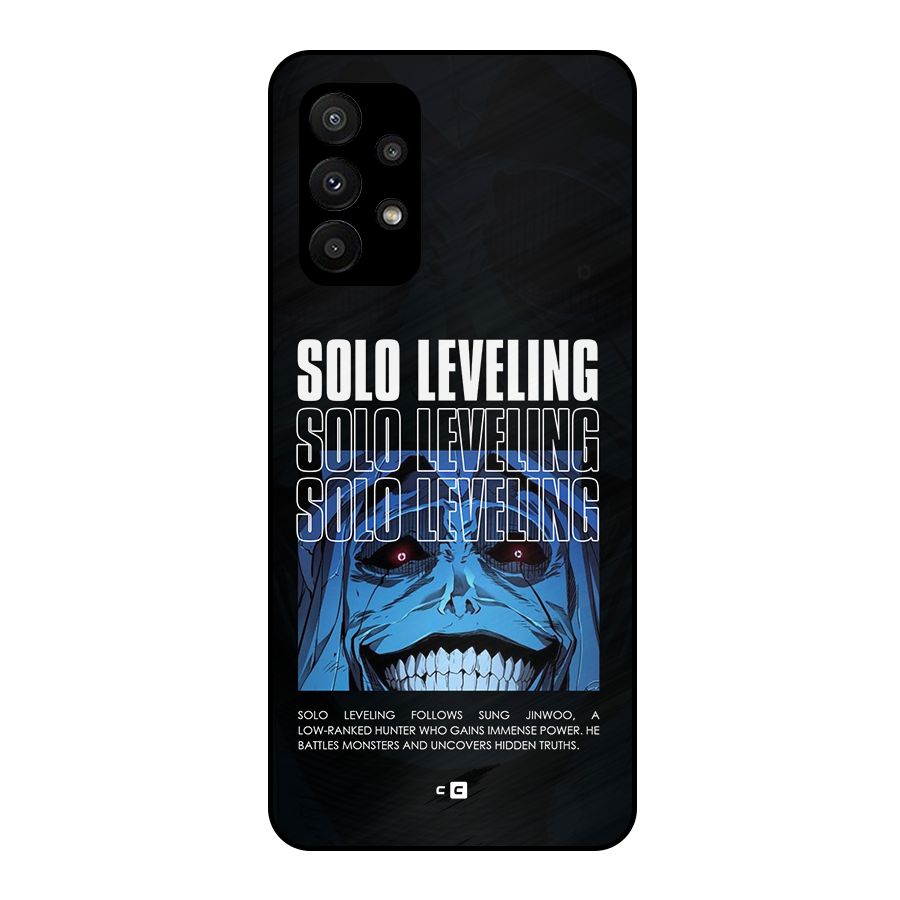 Solo Leveling Typo Metal Back Case for Galaxy A23