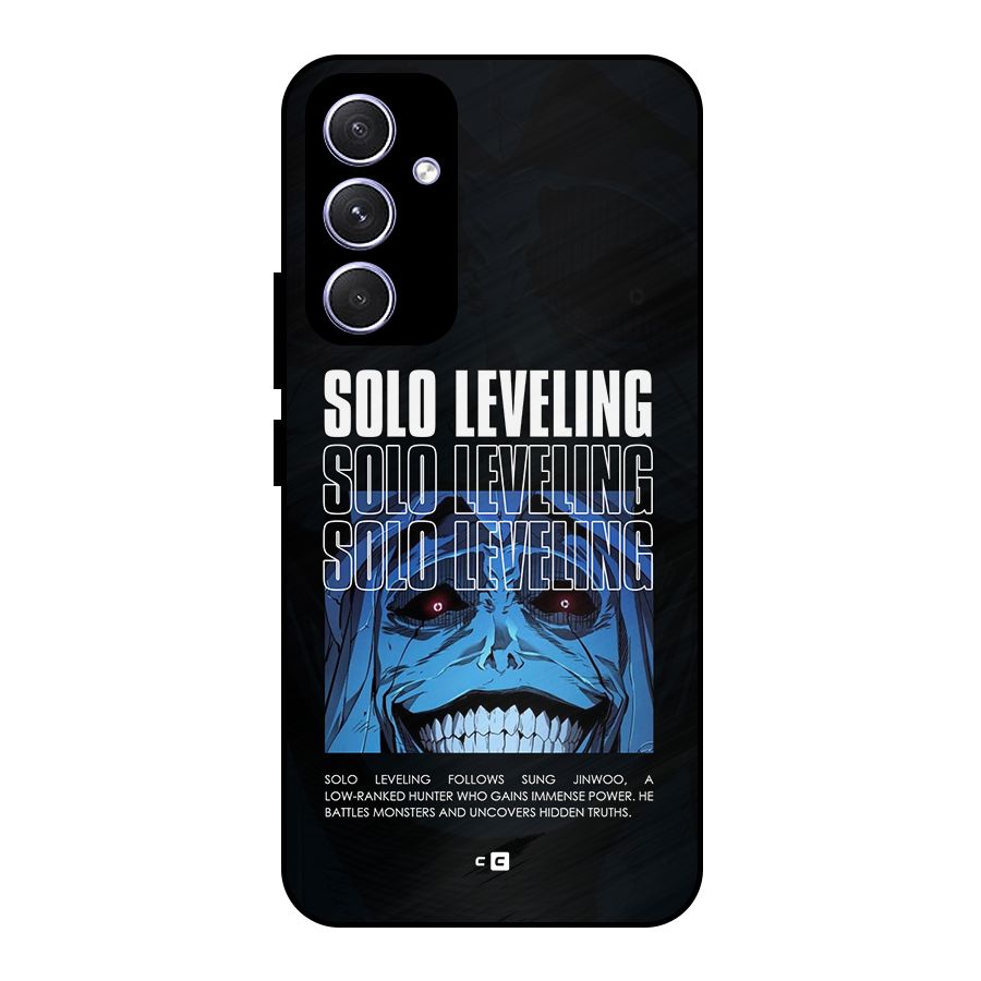 Solo Leveling Typo Metal Back Case for Galaxy A54