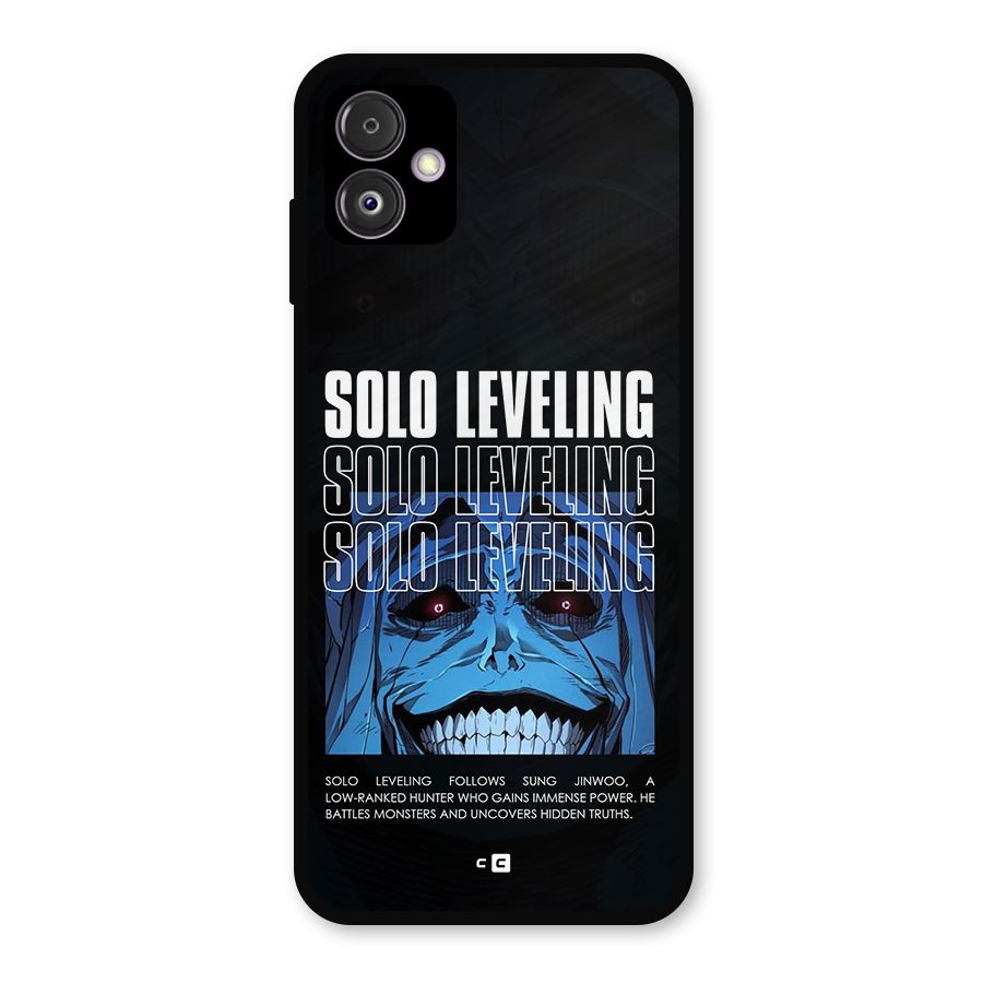 Solo Leveling Typo Metal Back Case for Galaxy F14