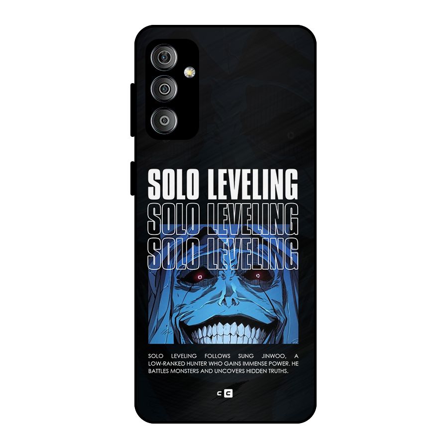 Solo Leveling Typo Metal Back Case for Galaxy F23