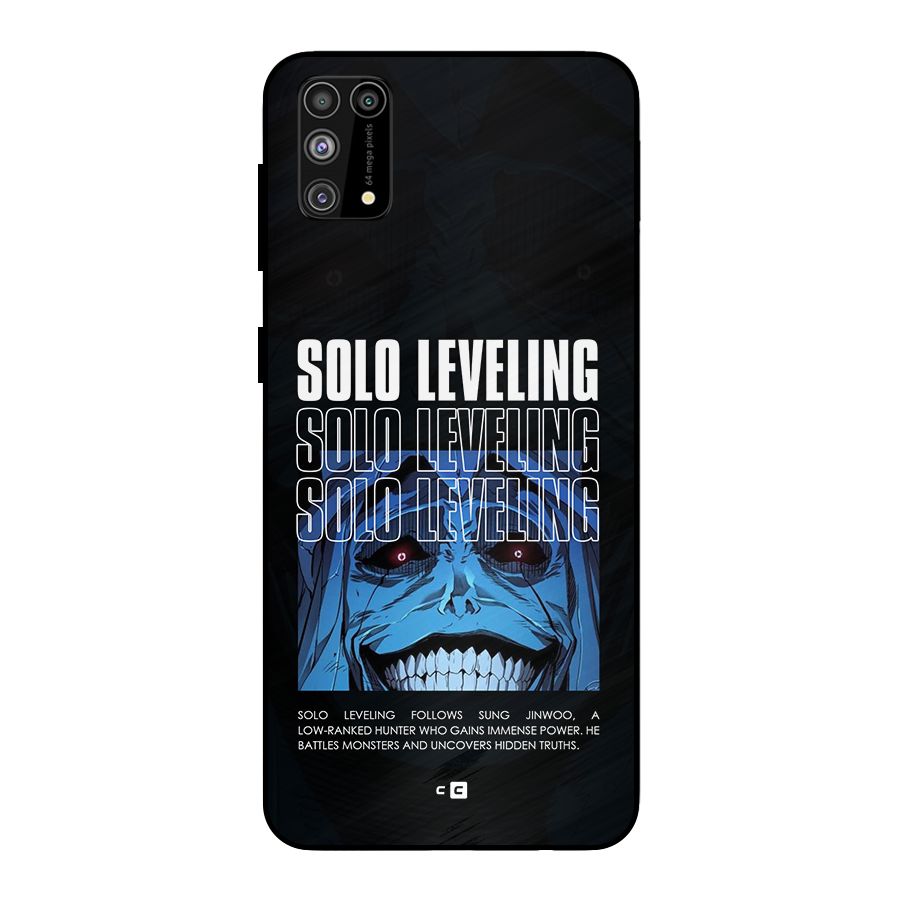 Solo Leveling Typo Metal Back Case for Galaxy F41