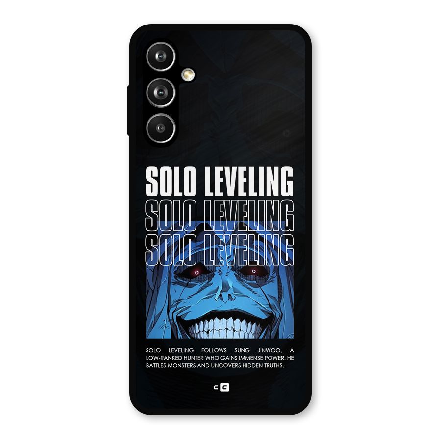 Solo Leveling Typo Metal Back Case for Galaxy F54