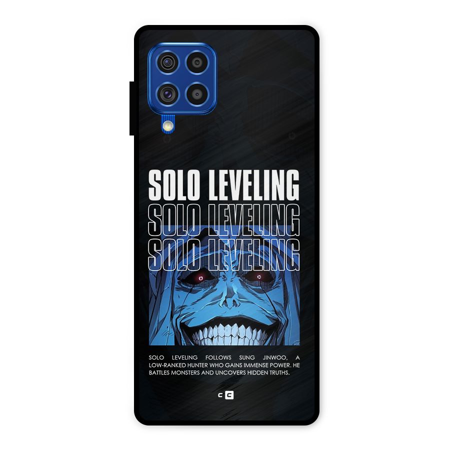 Solo Leveling Typo Metal Back Case for Galaxy F62