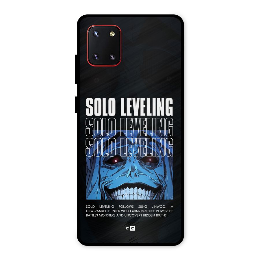 Solo Leveling Typo Metal Back Case for Galaxy Note 10 Lite