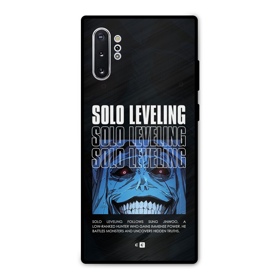 Solo Leveling Typo Metal Back Case for Galaxy Note 10 Plus
