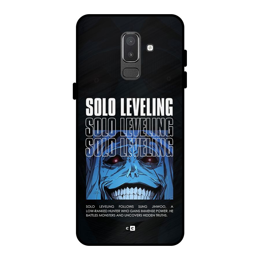 Solo Leveling Typo Metal Back Case for Galaxy On8 (2018)