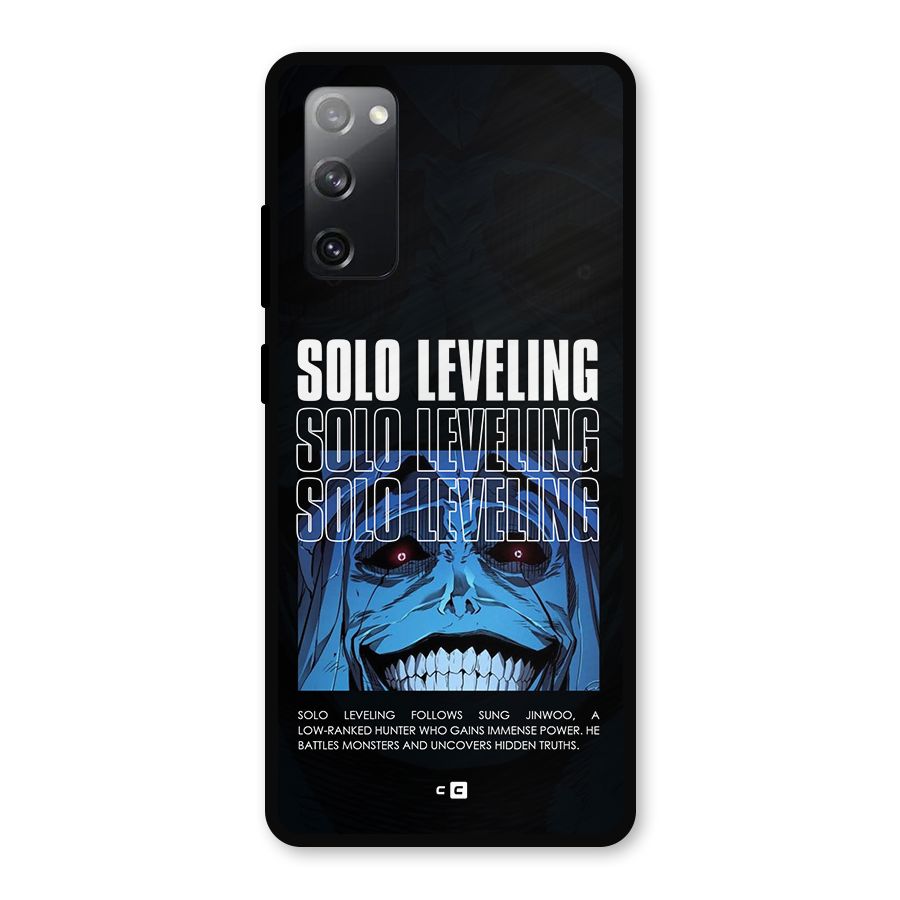 Solo Leveling Typo Metal Back Case for Galaxy S20 FE 5G