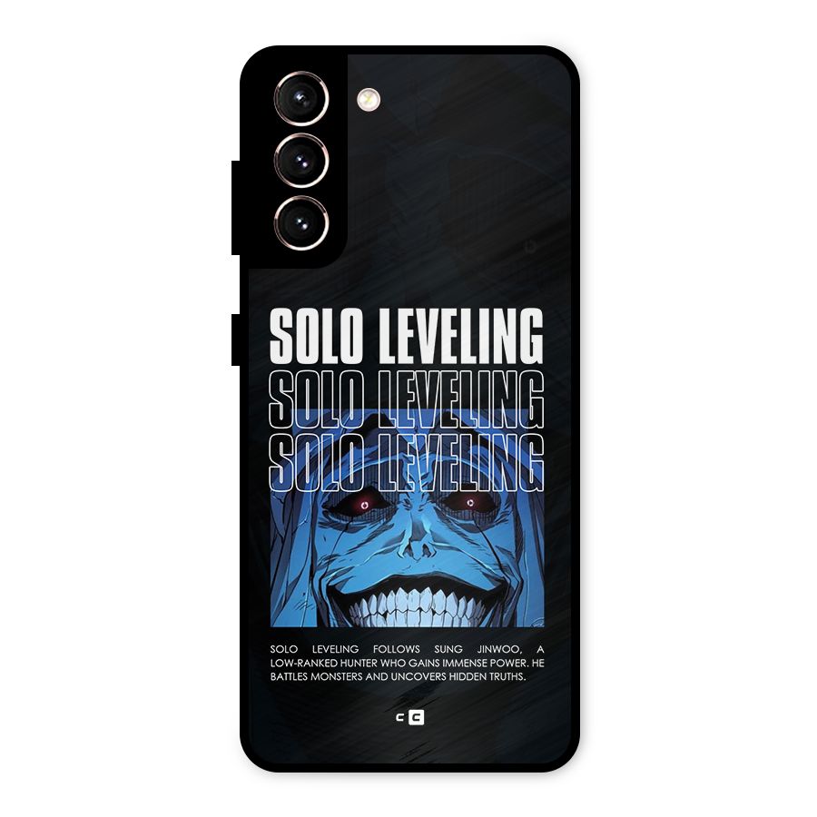 Solo Leveling Typo Metal Back Case for Galaxy S21 5G