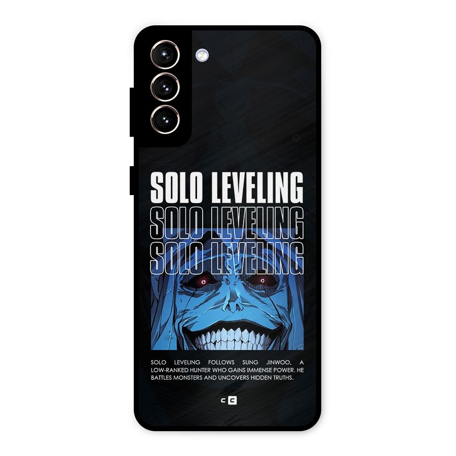 Solo Leveling Typo Metal Back Case for Galaxy S21 Plus
