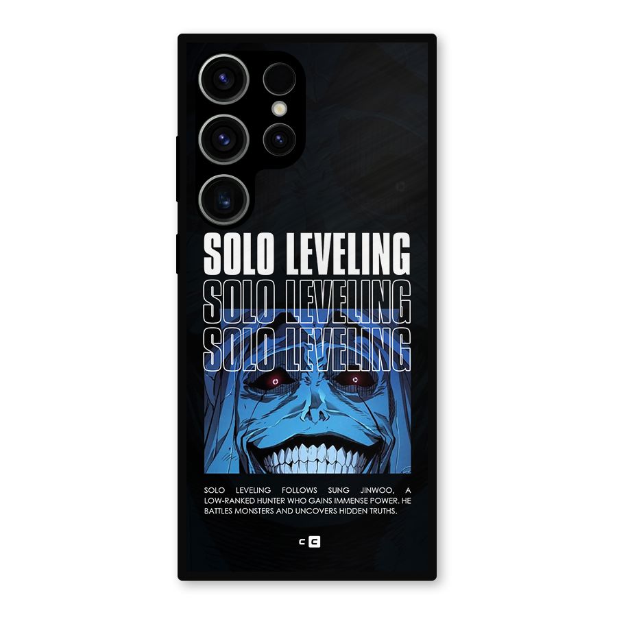 Solo Leveling Typo Metal Back Case for Galaxy S23 Ultra