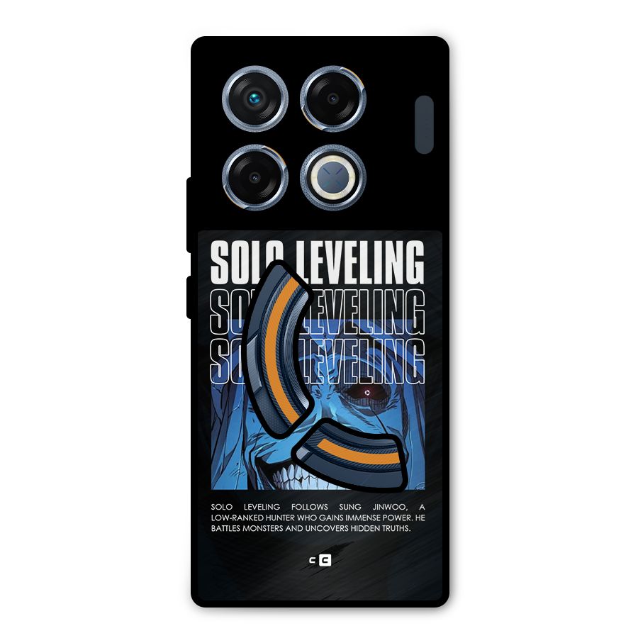 Solo Leveling Typo Metal Back Case for Infinix GT 20 Pro