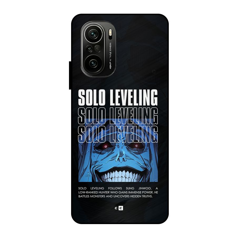 Solo Leveling Typo Metal Back Case for Mi 11x
