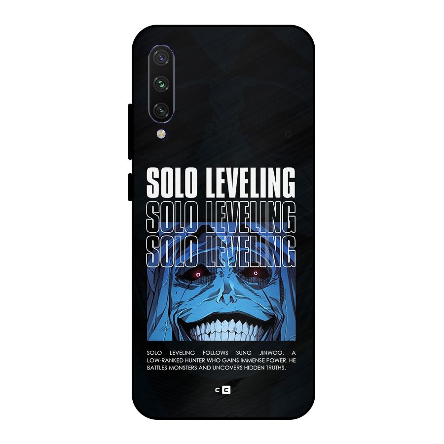 Solo Leveling Typo Metal Back Case for Mi A3