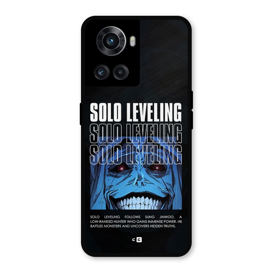 Solo Leveling Typo Metal Back Case for OnePlus 10R