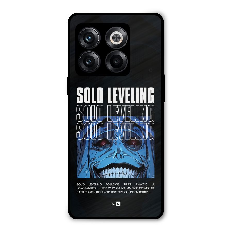 Solo Leveling Typo Metal Back Case for OnePlus 10T