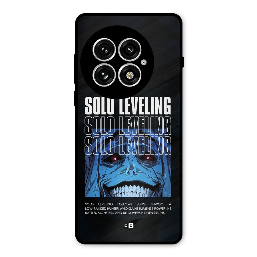 Solo Leveling Typo Metal Back Case for OnePlus 13