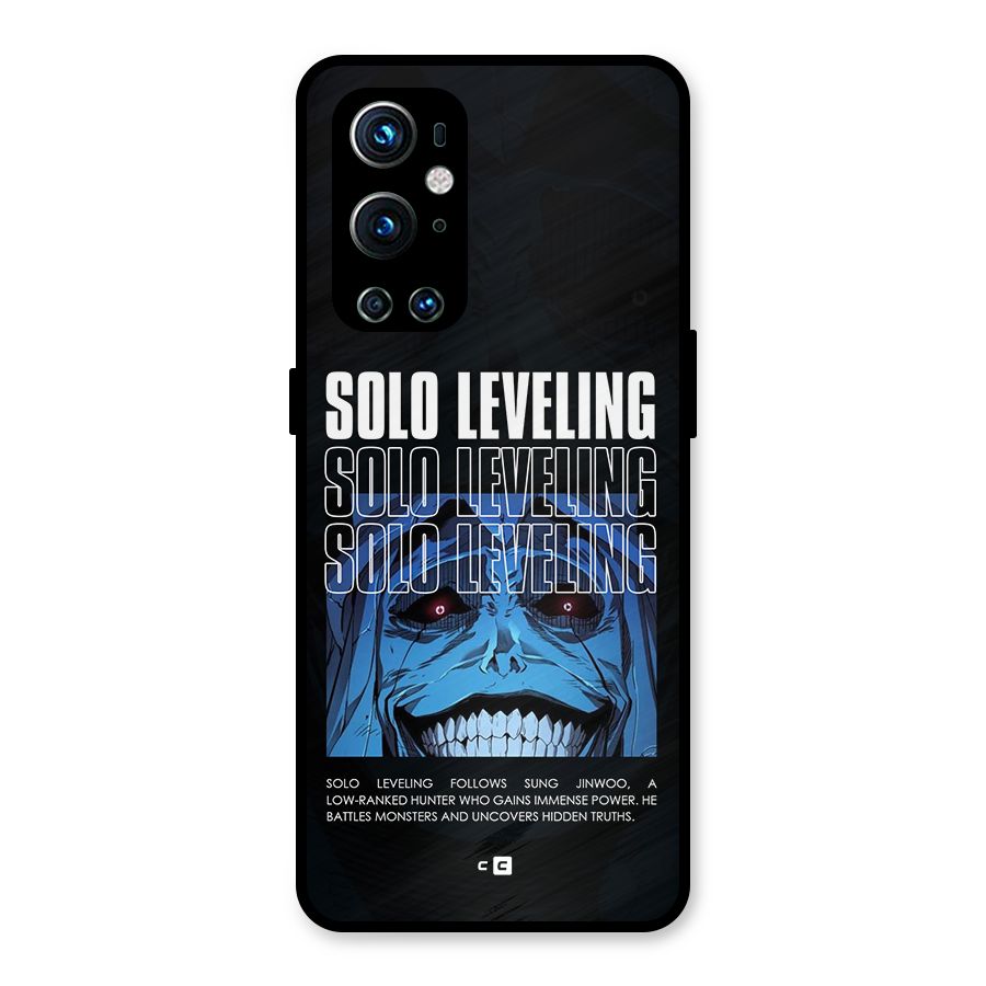 Solo Leveling Typo Metal Back Case for OnePlus 9 Pro