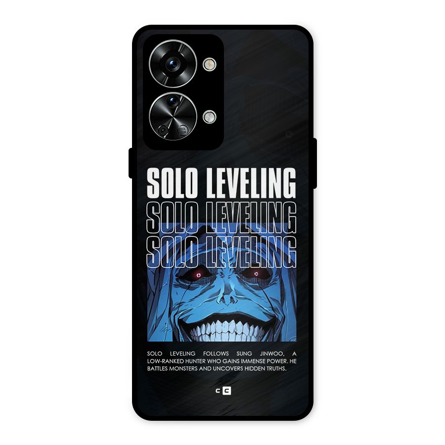 Solo Leveling Typo Metal Back Case for OnePlus Nord 2T