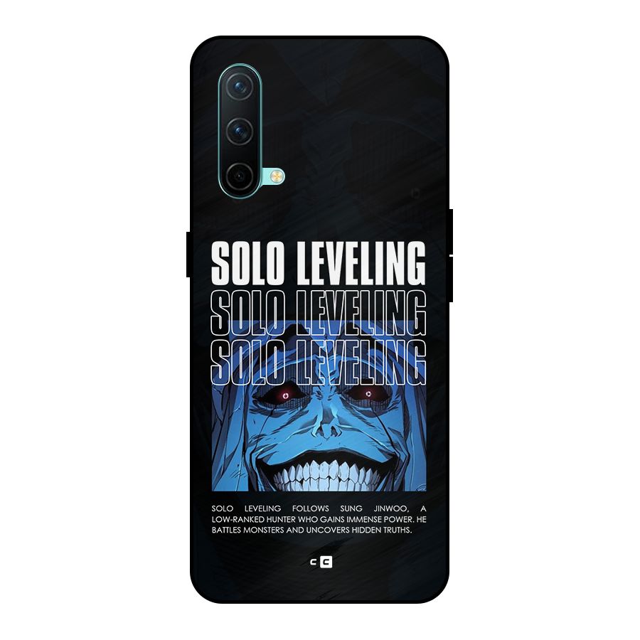 Solo Leveling Typo Metal Back Case for OnePlus Nord CE 5G