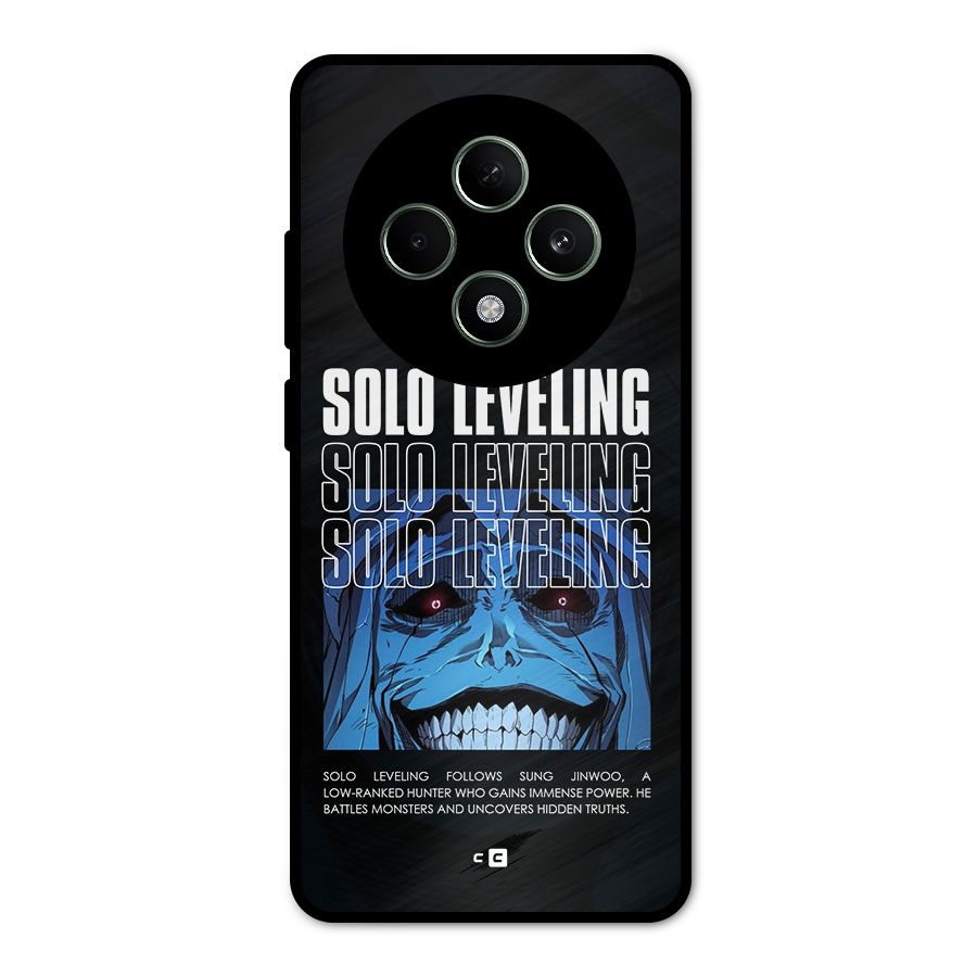 Solo Leveling Typo Metal Back Case for Oppo F27