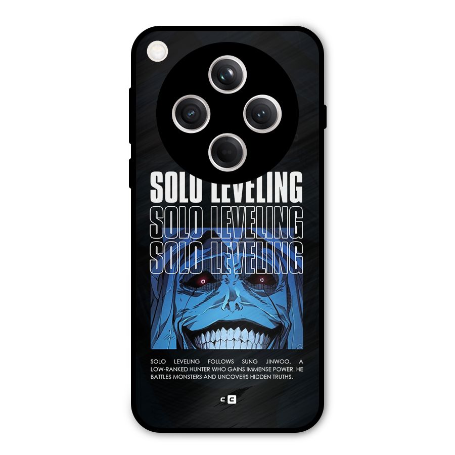 Solo Leveling Typo Metal Back Case for Oppo Find X8