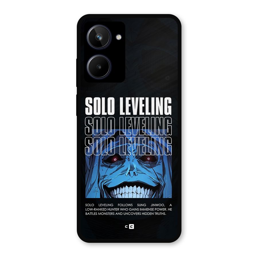 Solo Leveling Typo Metal Back Case for Realme 10