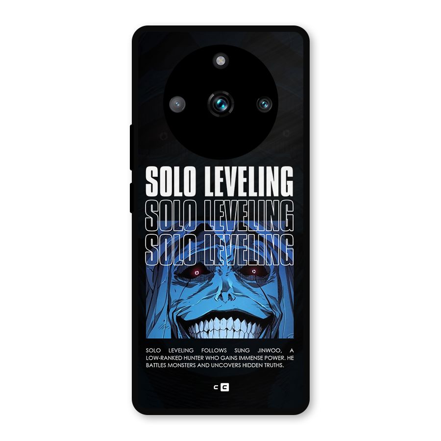 Solo Leveling Typo Metal Back Case for Realme 11 Pro Plus