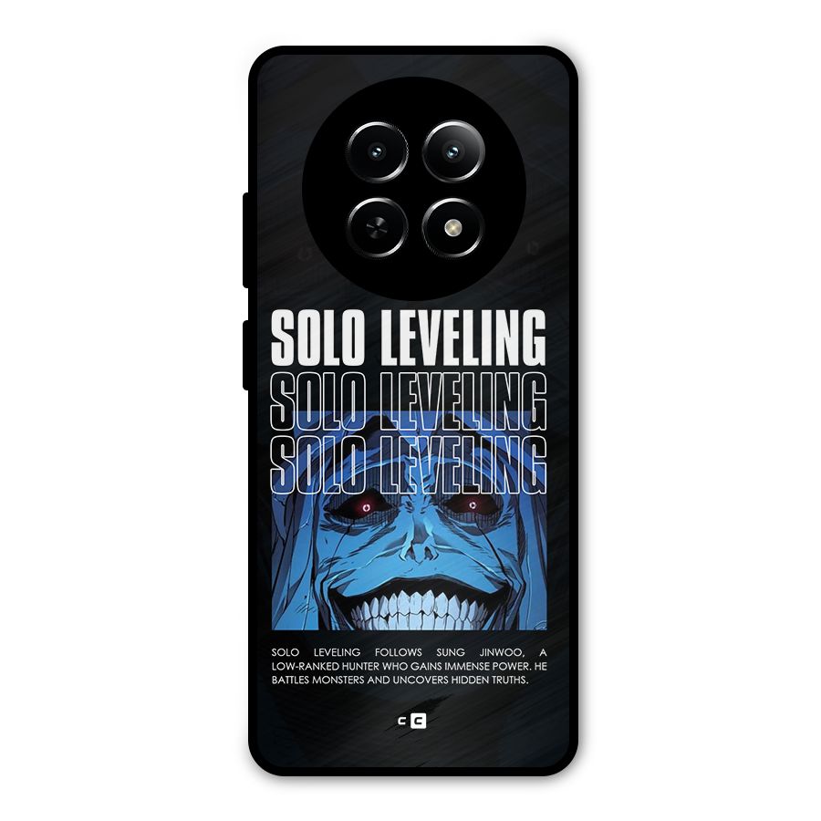 Solo Leveling Typo Metal Back Case for Realme 12 5G