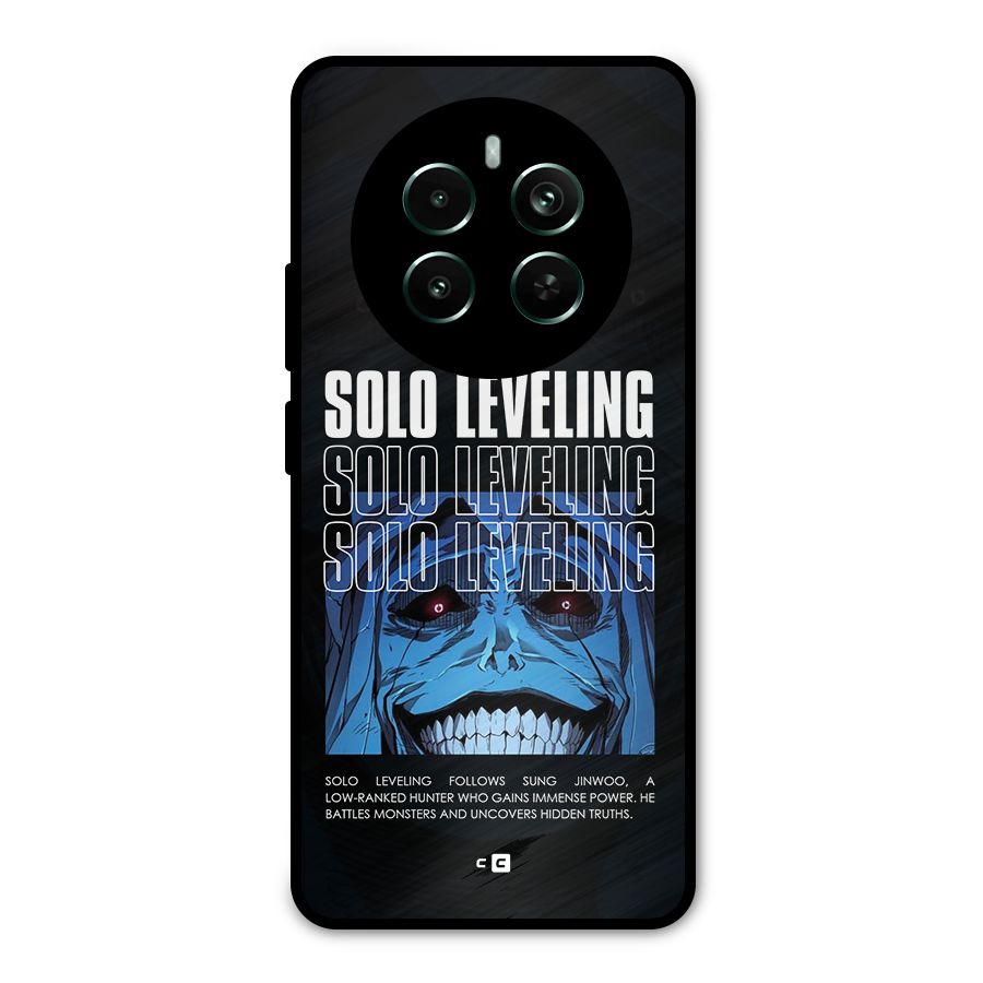 Solo Leveling Typo Metal Back Case for Realme 12 Plus