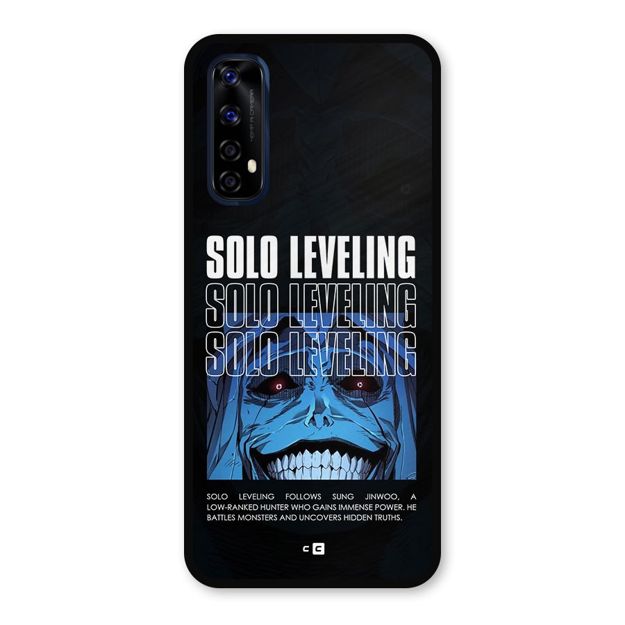 Solo Leveling Typo Metal Back Case for Realme 7