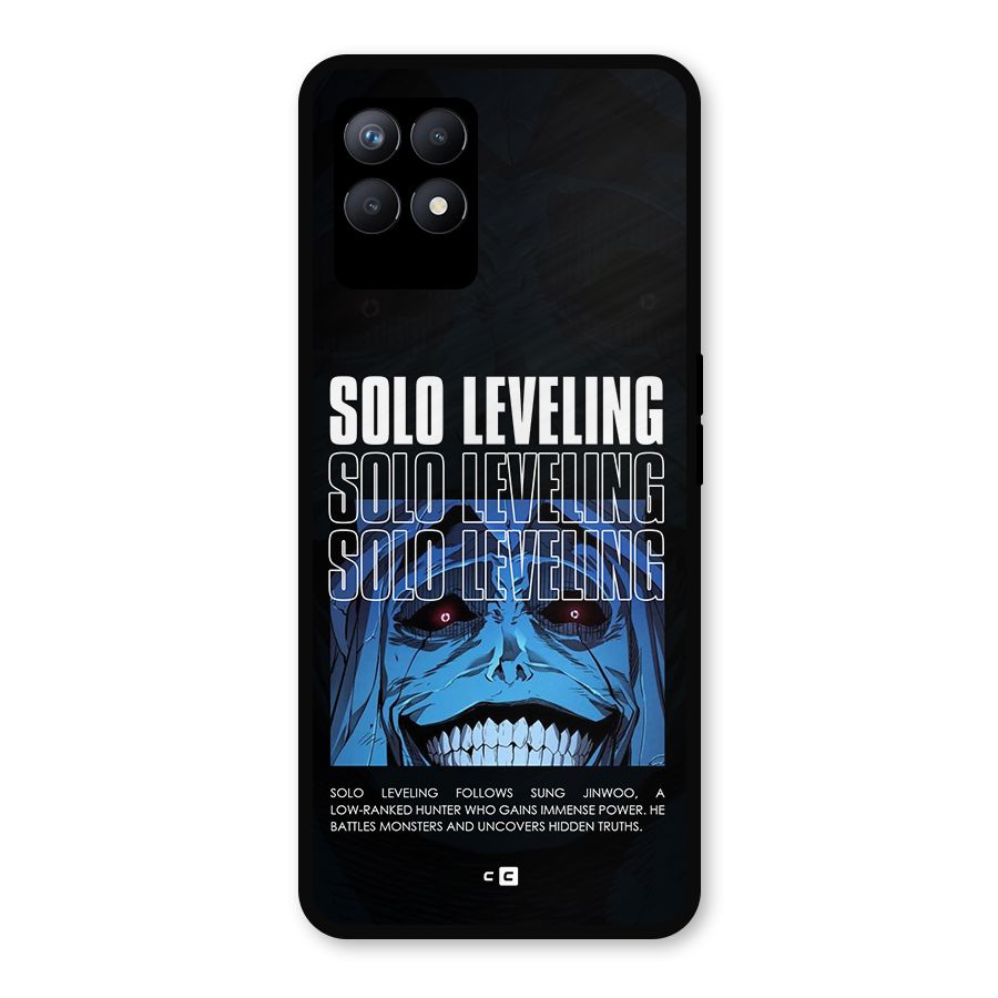 Solo Leveling Typo Metal Back Case for Realme 8i