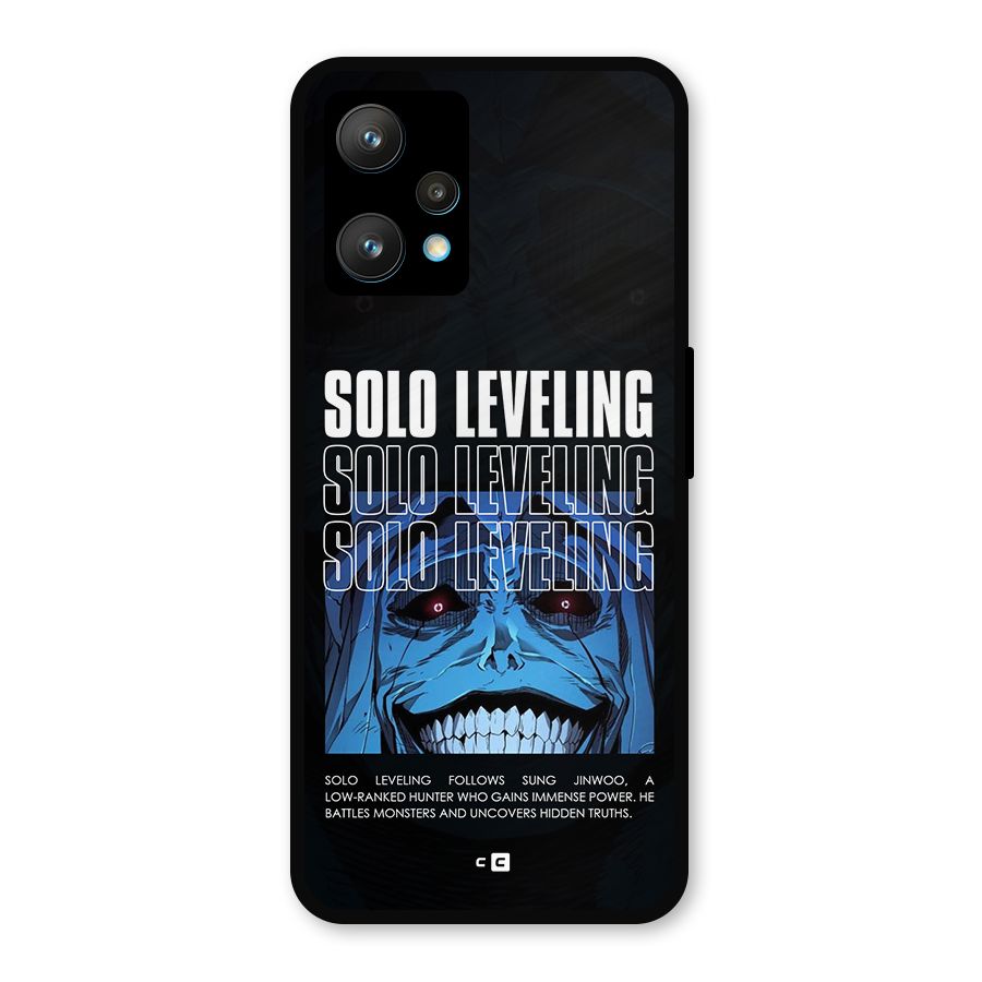 Solo Leveling Typo Metal Back Case for Realme 9