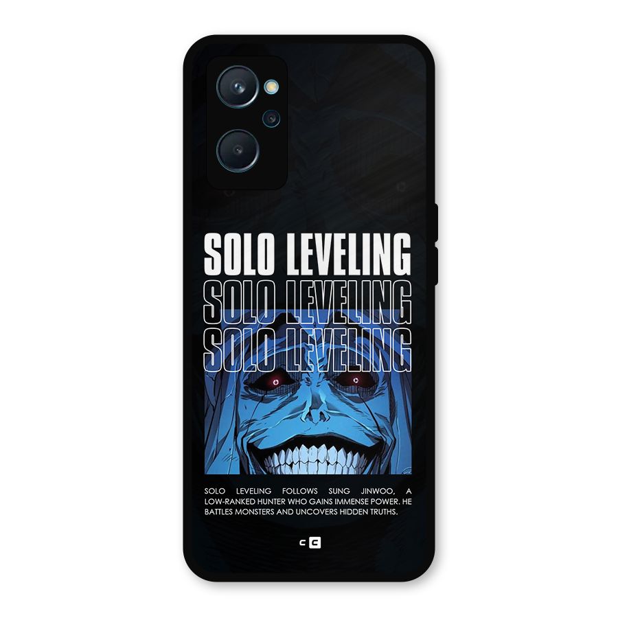 Solo Leveling Typo Metal Back Case for Realme 9i