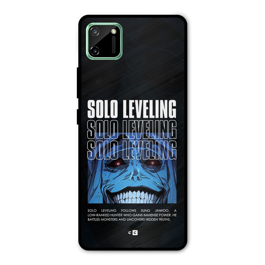 Solo Leveling Typo Metal Back Case for Realme C11