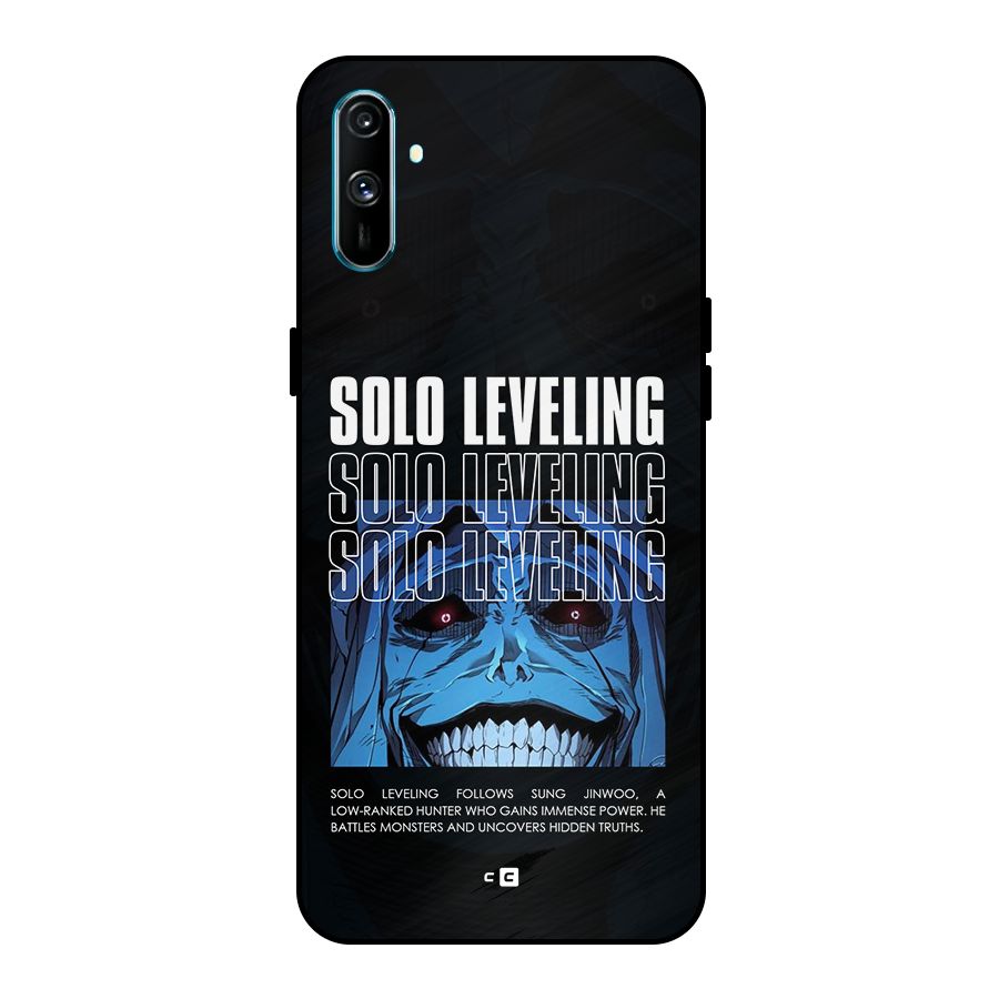 Solo Leveling Typo Metal Back Case for Realme C3
