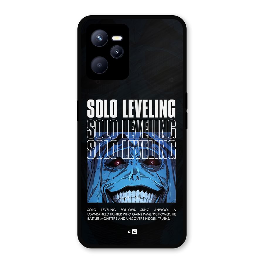 Solo Leveling Typo Metal Back Case for Realme C35
