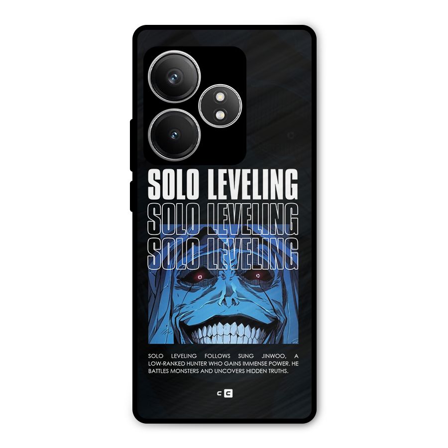 Solo Leveling Typo Metal Back Case for Realme GT 6T