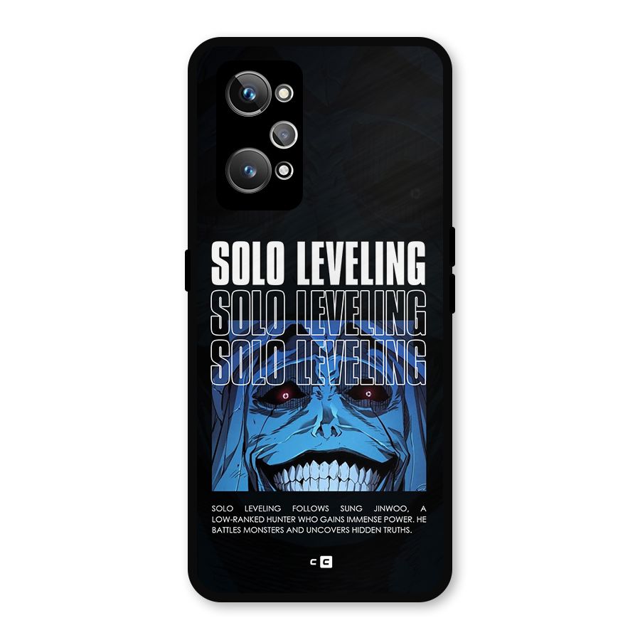 Solo Leveling Typo Metal Back Case for Realme GT Neo2