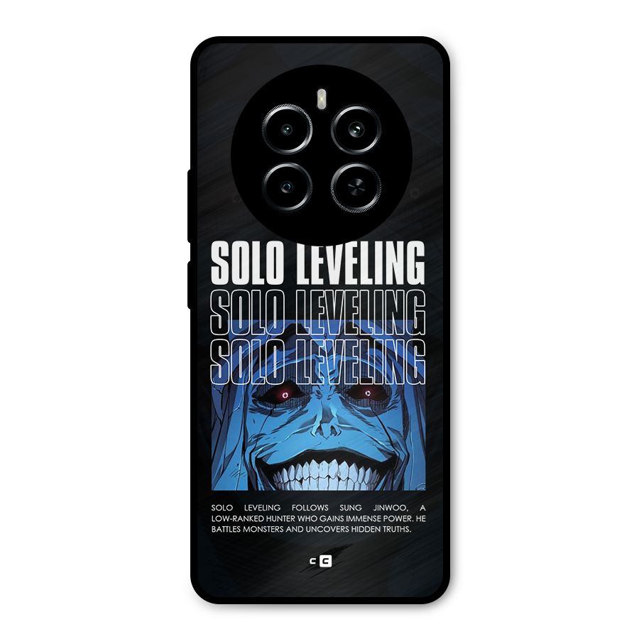 Solo Leveling Typo Metal Back Case for Realme P1