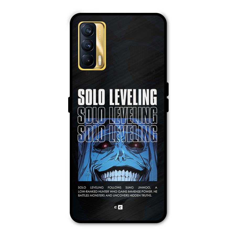 Solo Leveling Typo Metal Back Case for Realme X7