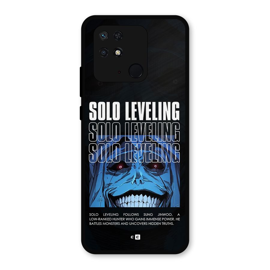 Solo Leveling Typo Metal Back Case for Redmi 10