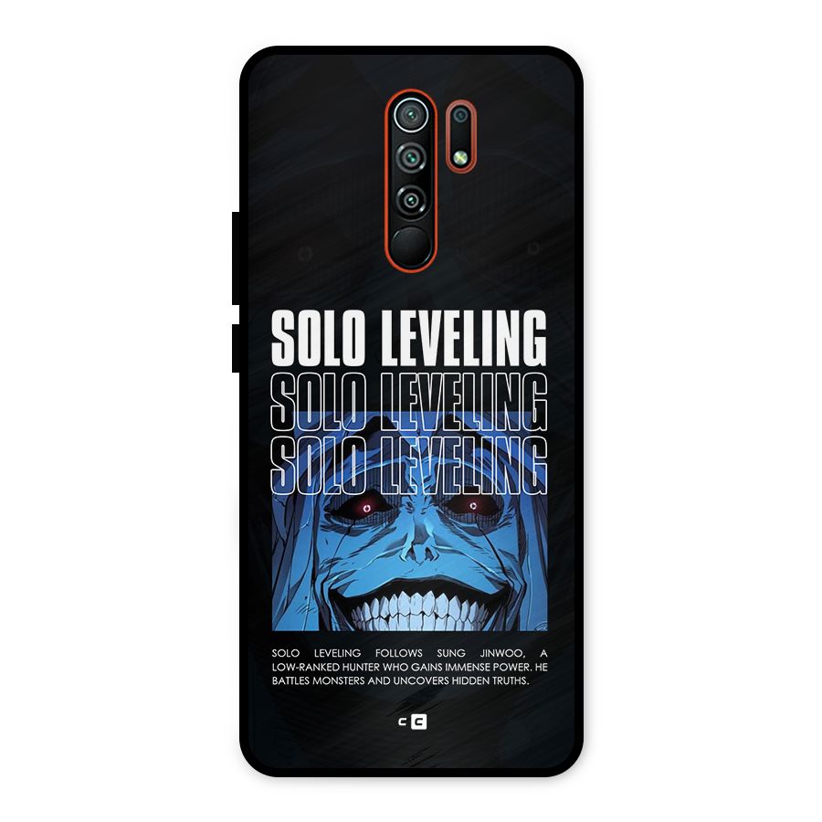 Solo Leveling Typo Metal Back Case for Redmi 9 Prime